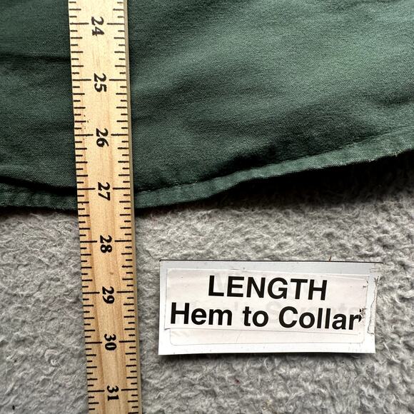 Vintage Codet Heavy Flannel Long Sleeve Shirt Mens Medium Button Up Cotton Green - Picture 4 of 12